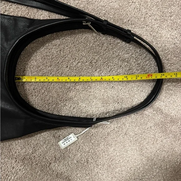 COS black leather modern minimalist hobo large NWT - Picture 12 of 12